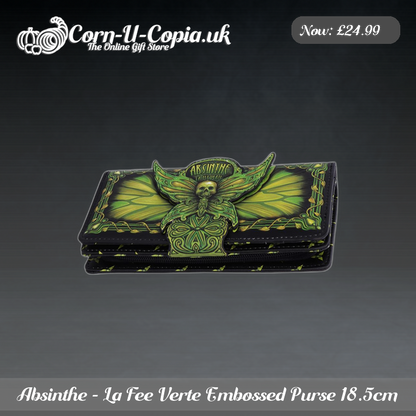 Absinthe - La Fee Verte Embossed Purse 18.5cm Ad 4