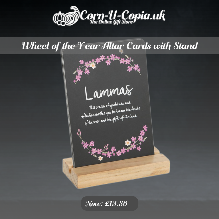 Wheel of the Year Altar Cards with Stand Ad 4
