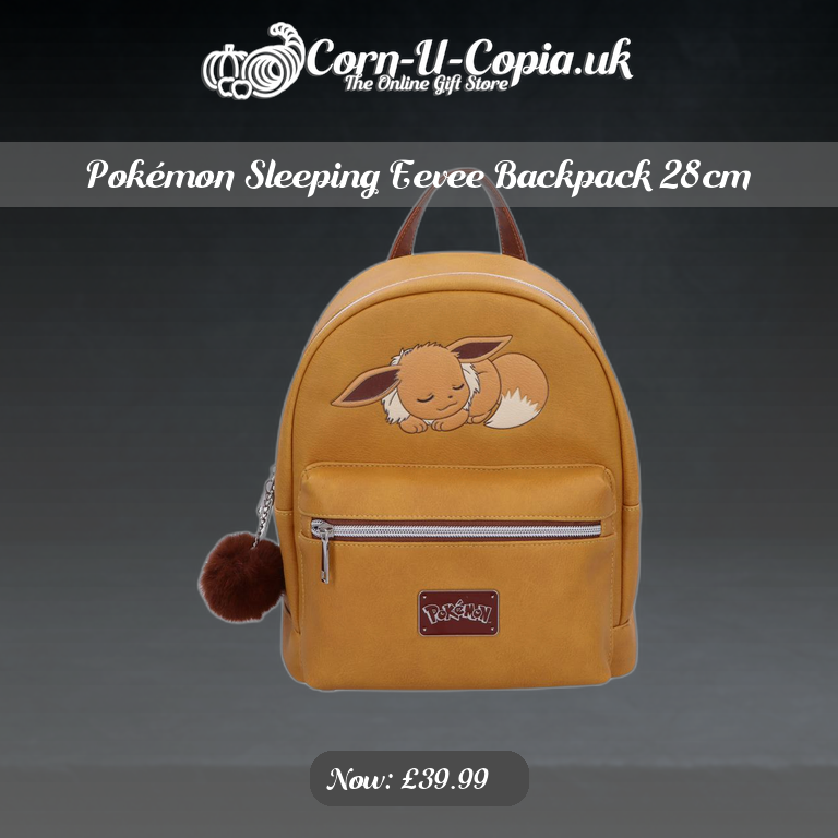 Pokémon Sleeping Eevee Backpack 28cm Ad 4