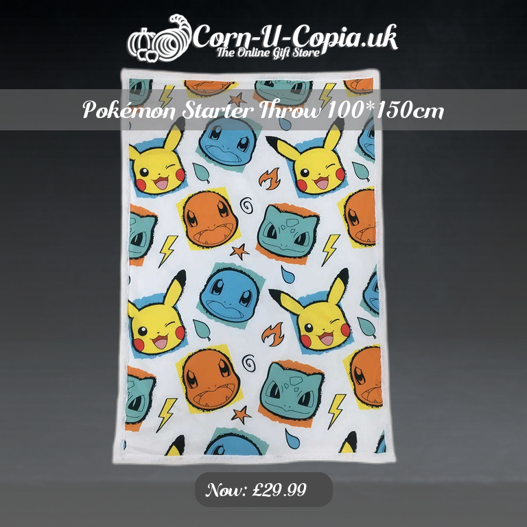 Pokémon Starter Throw 100*150cm Ad 4