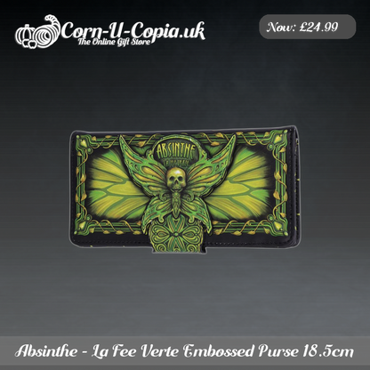 Absinthe - La Fee Verte Embossed Purse 18.5cm Ad 4
