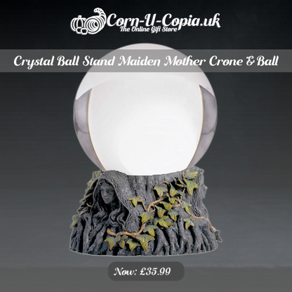 Crystal Ball Stand Maiden Mother Crone & Ball Ad 4
