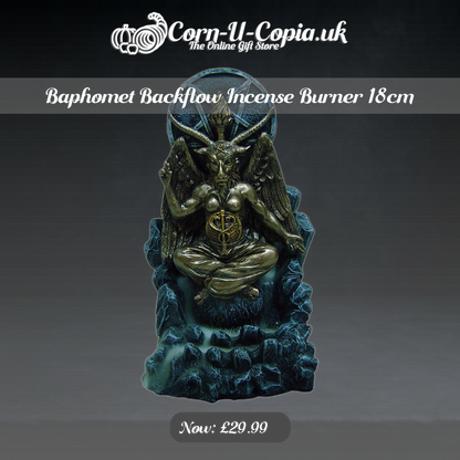 Baphomet Backflow Incense Burner 18cm Ad 4