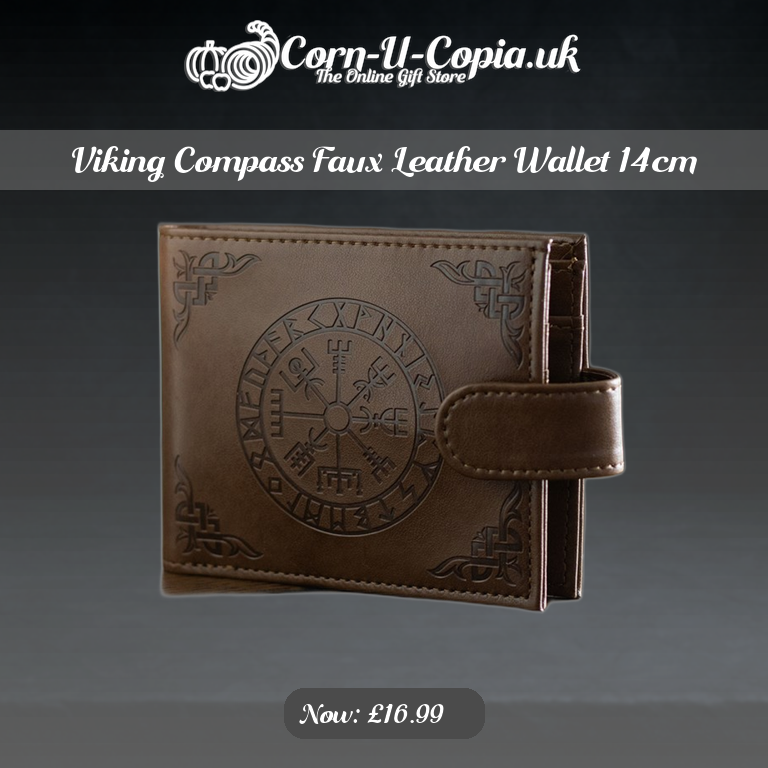 Viking Compass Faux Leather Wallet 14cm Ad 4
