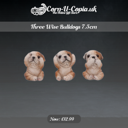 Three Wise Bulldogs 7.5cm Ad 4