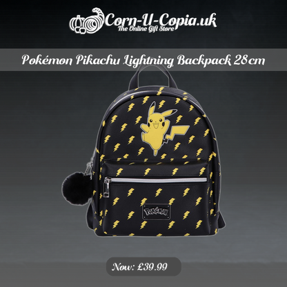 Pokémon Pikachu Lightning Backpack 28cm Ad 4