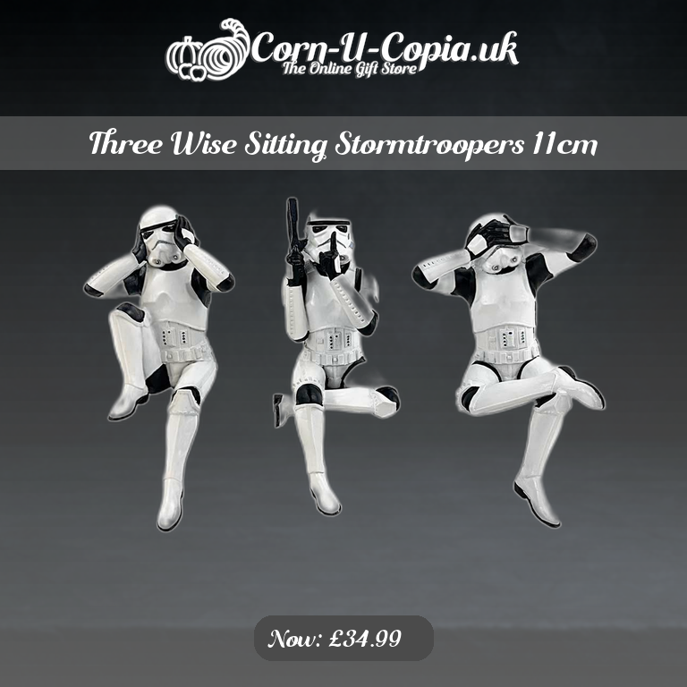 Three Wise Sitting Stormtroopers 11cm Ad 4