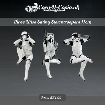 Three Wise Sitting Stormtroopers 11cm Ad 4