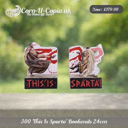 300 'This Is Sparta' Bookends 24cm