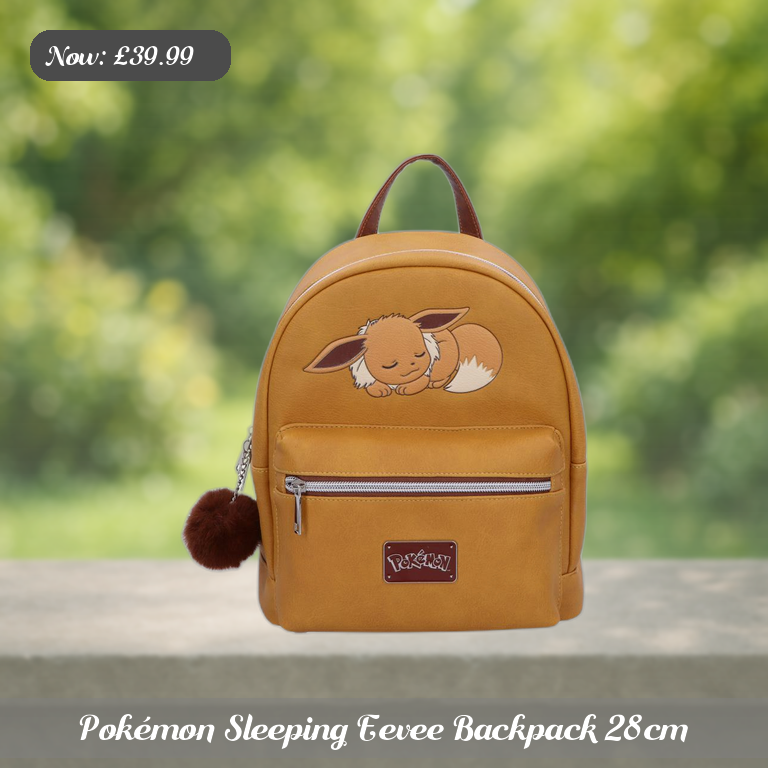 Pokémon Sleeping Eevee Backpack 28cm Ad 5