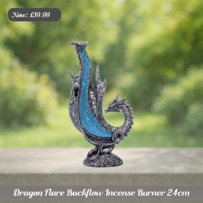 Dragon Flare Backflow Incense Burner 24cm Ad 5