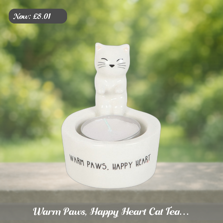 Warm Paws, Happy Heart Cat Tea… Ad 5