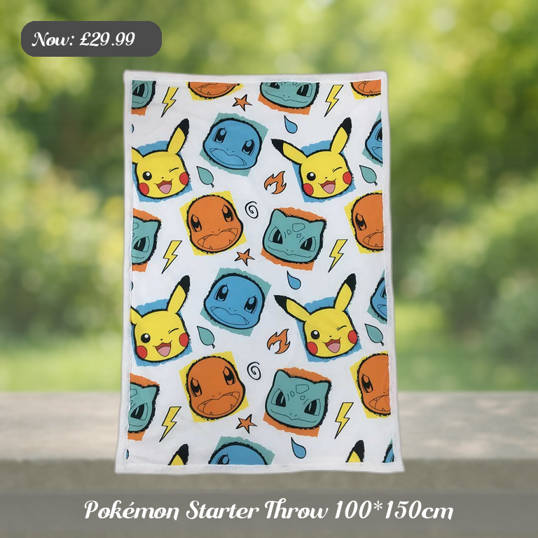 Pokémon Starter Throw 100*150cm Ad 5