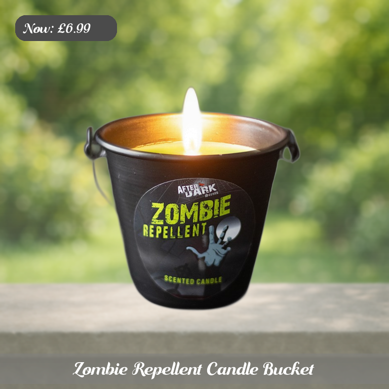 Zombie Repellent Candle Bucket Ad 5