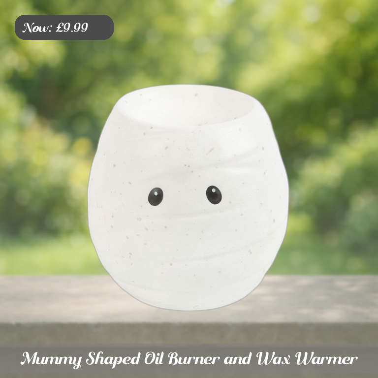 Mummy Shaped Oil Burner and Wax Warmer Ad 5