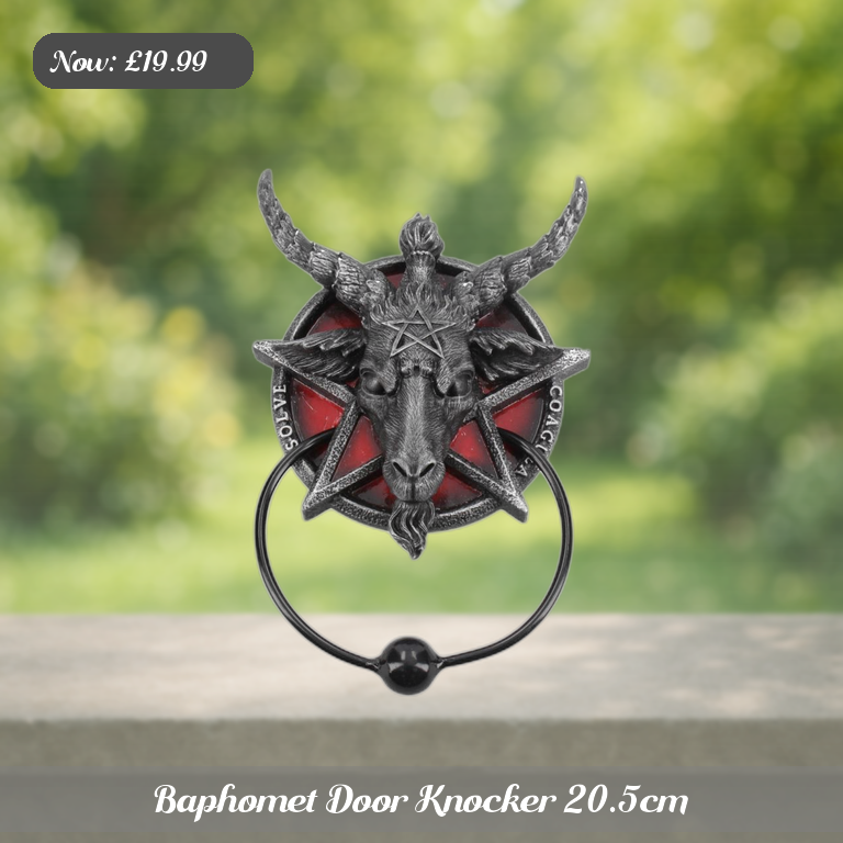 Baphomet Door Knocker 20.5cm Ad 5