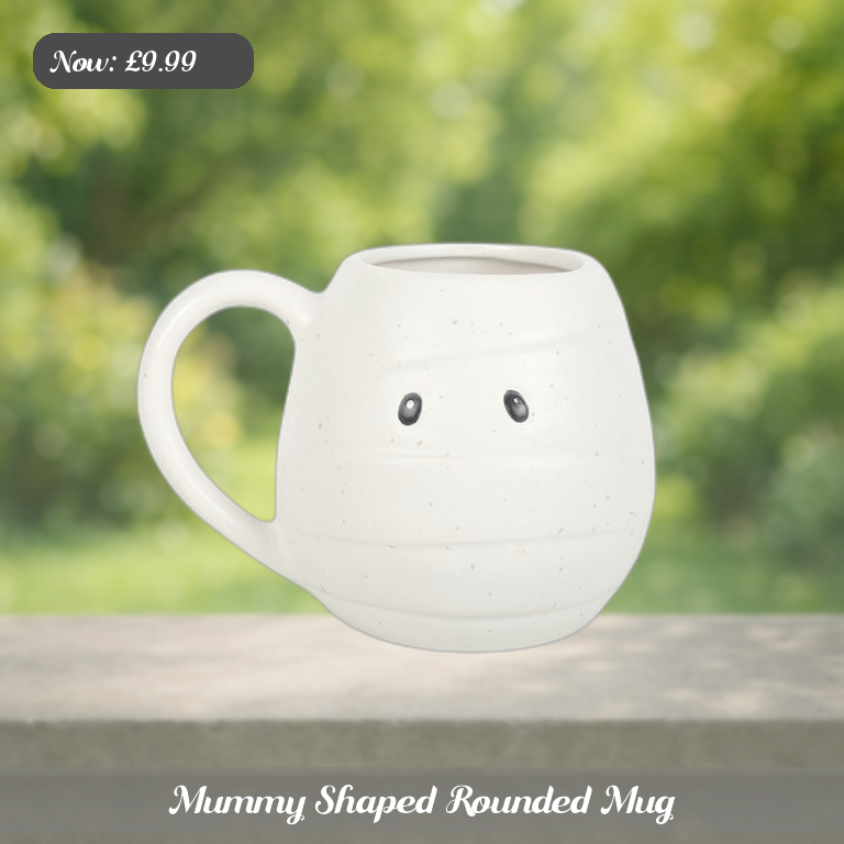 Mummy Shaped Rounded Mug Ad 5