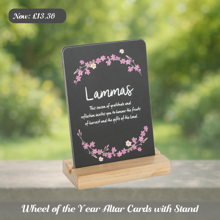 Wheel of the Year Altar Cards with Stand Ad 5