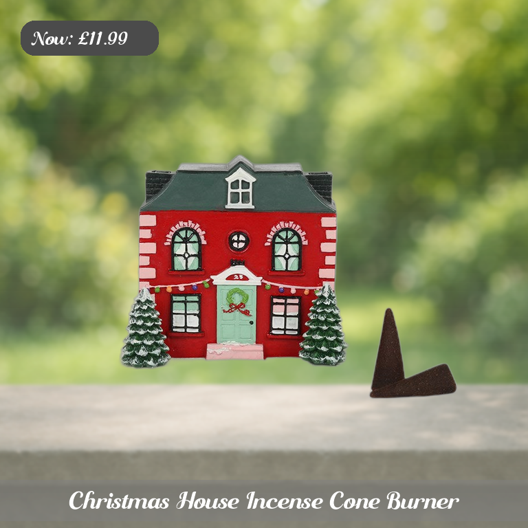 Christmas House Incense Cone Burner Ad 5