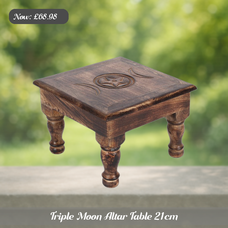 Triple Moon Altar Table 21cm Ad 5