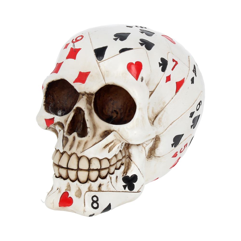 Dead Mans Hand Skull 15cm