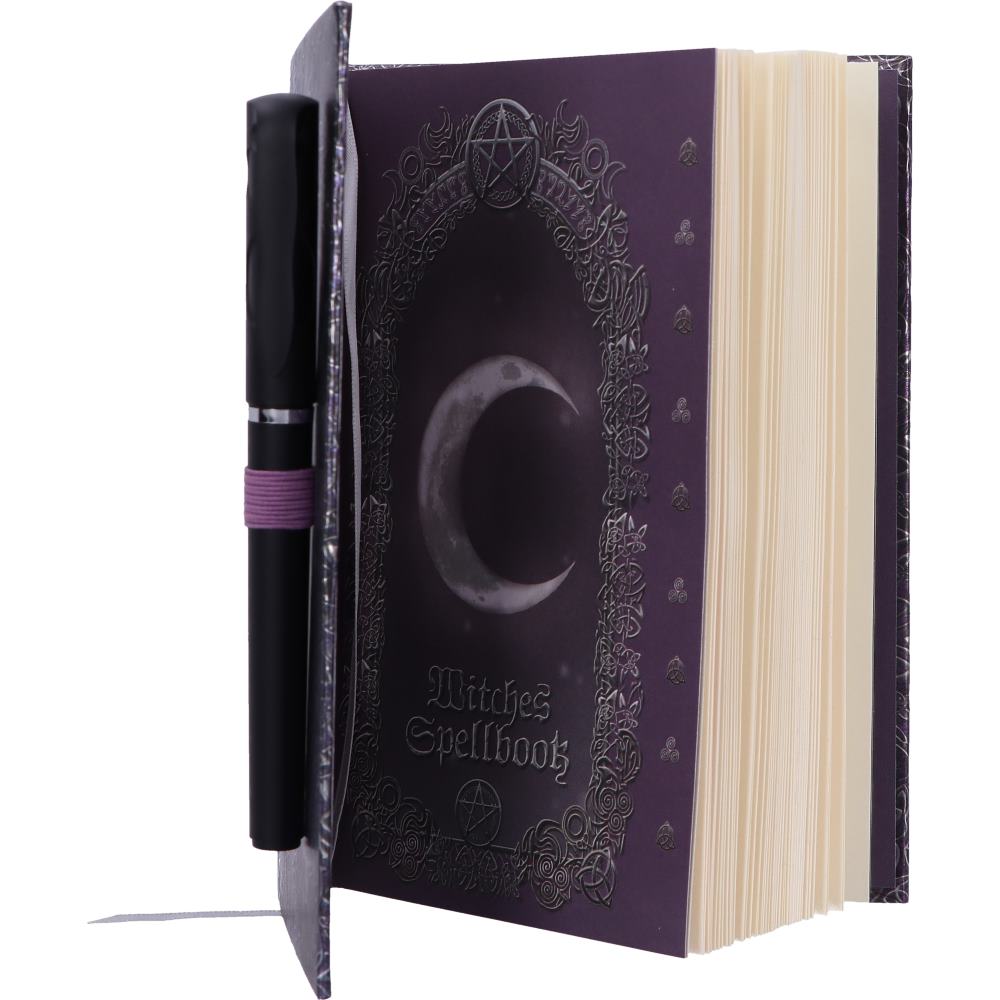 Embossed Witches Spell Book A5 Journal with Pen P6