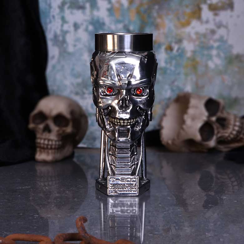 Terminator 2 Head Goblet 17cm