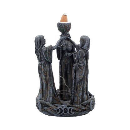 Mother Maiden & Crone Backflow Incense Burner 18cm