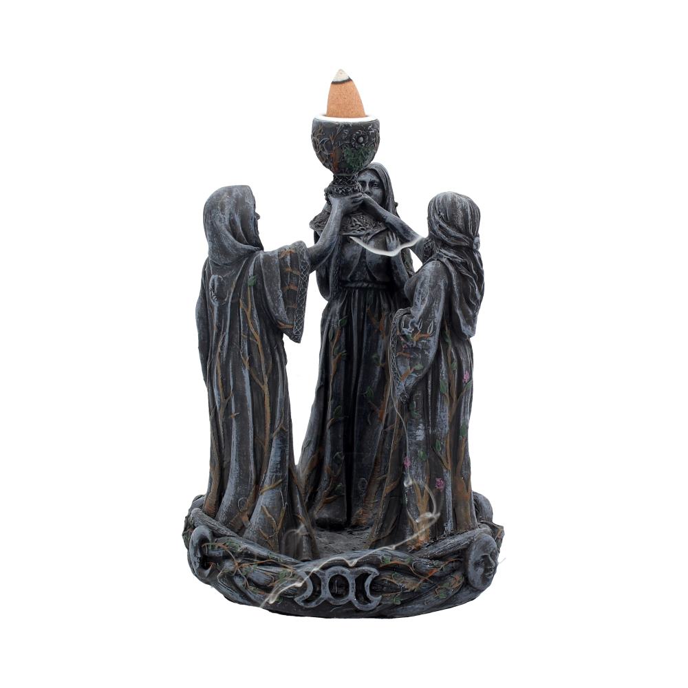 Mother Maiden & Crone Backflow Incense Burner 18cm