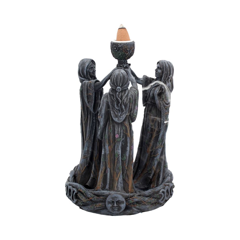 Mother Maiden & Crone Backflow Incense Burner 18cm