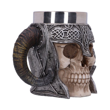 Viking Skull Tankard 19cm