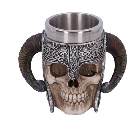 Viking Skull Tankard 19cm