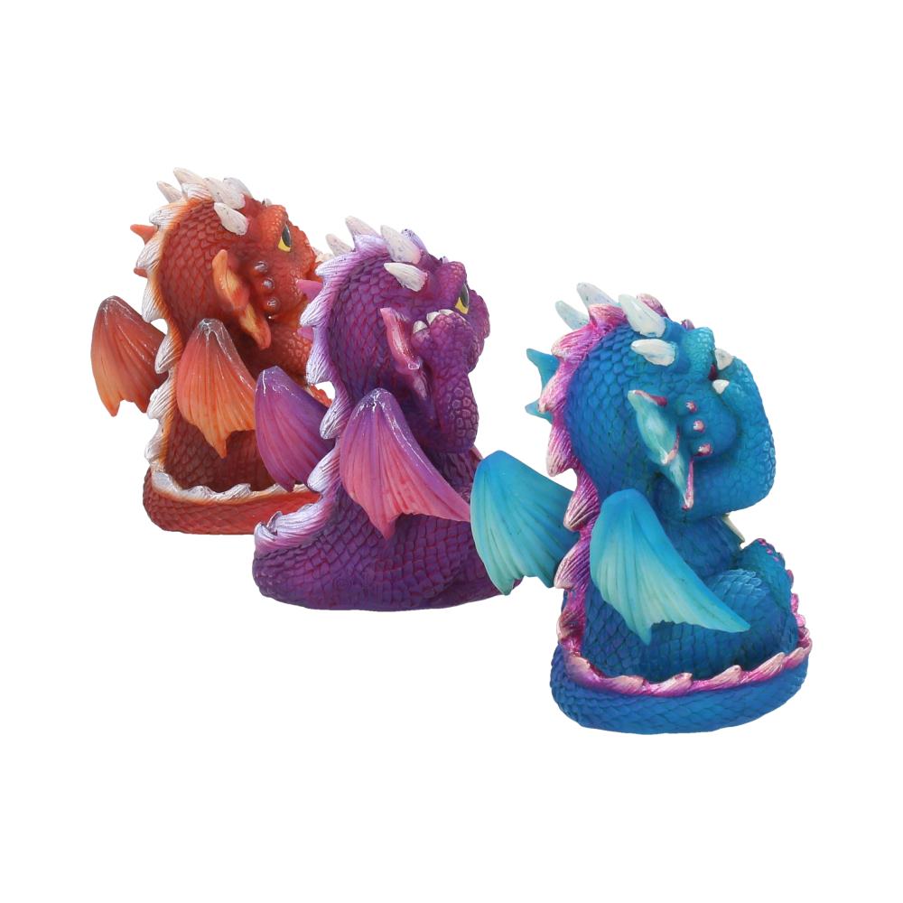 Three Wise Dragonlings 8.5cm