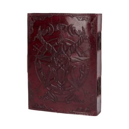 Baphomet Leather Journal 15x21cm