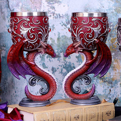 Dragons Devotion Goblets 18.5cm (Set of 2)