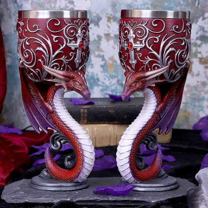 Dragons Devotion Goblets 18.5cm (Set of 2)