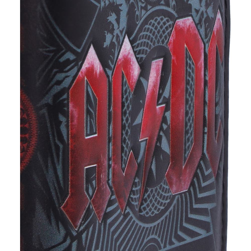 ACDC Black Ice Embossed Purse 18.5cm