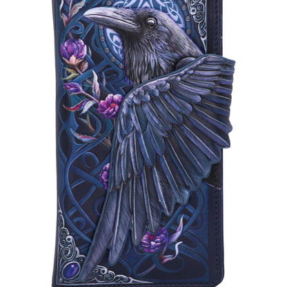 Ravens Flight Embossed Purse 18.5cm