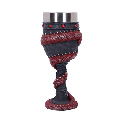 Dragon Coil Goblet Red 20cm