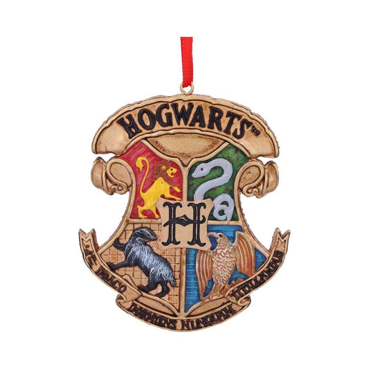 Harry Potter Hogwarts Crest Hanging Ornament 8cm