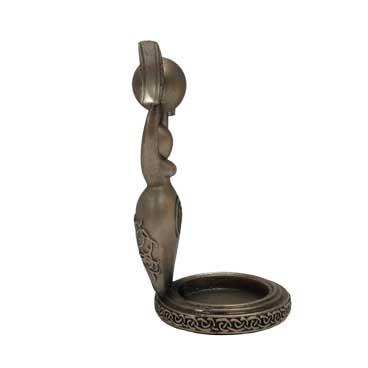 Spiral Goddess Tea Light Holder 12cm