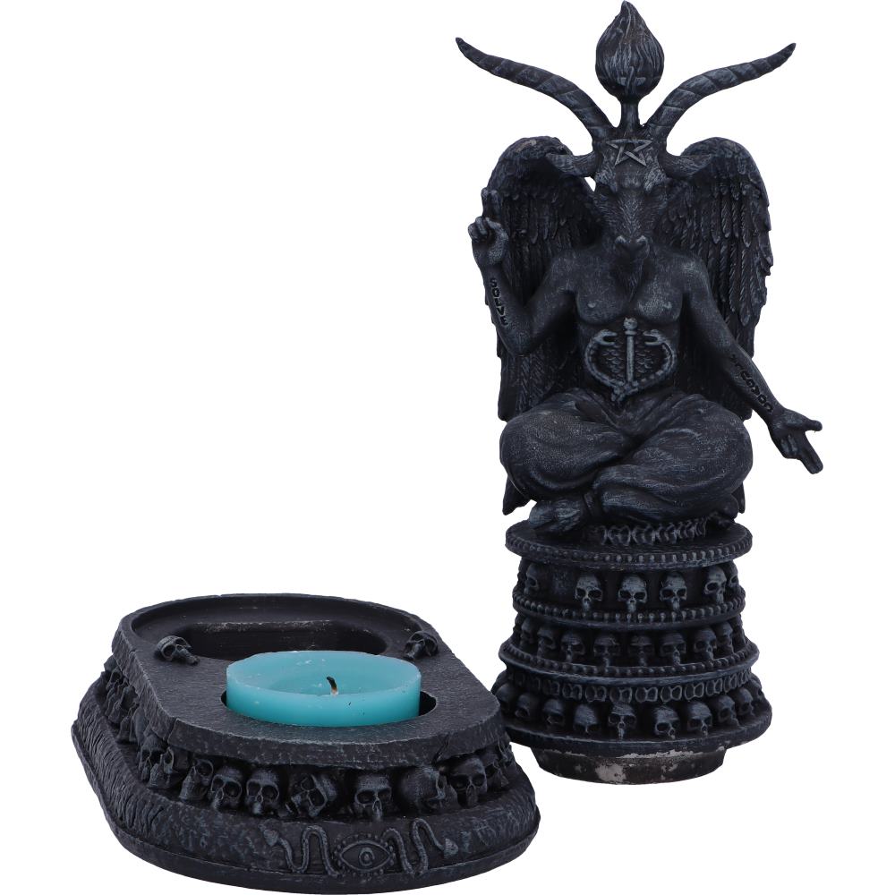 Baphomet's Devotion Tea Light Holder 17cm