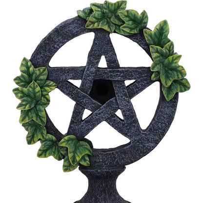 Aged Pentagram Backflow Incense Burner 19cm