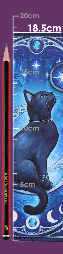 Feline Constellation Embossed Purse 18.5cm