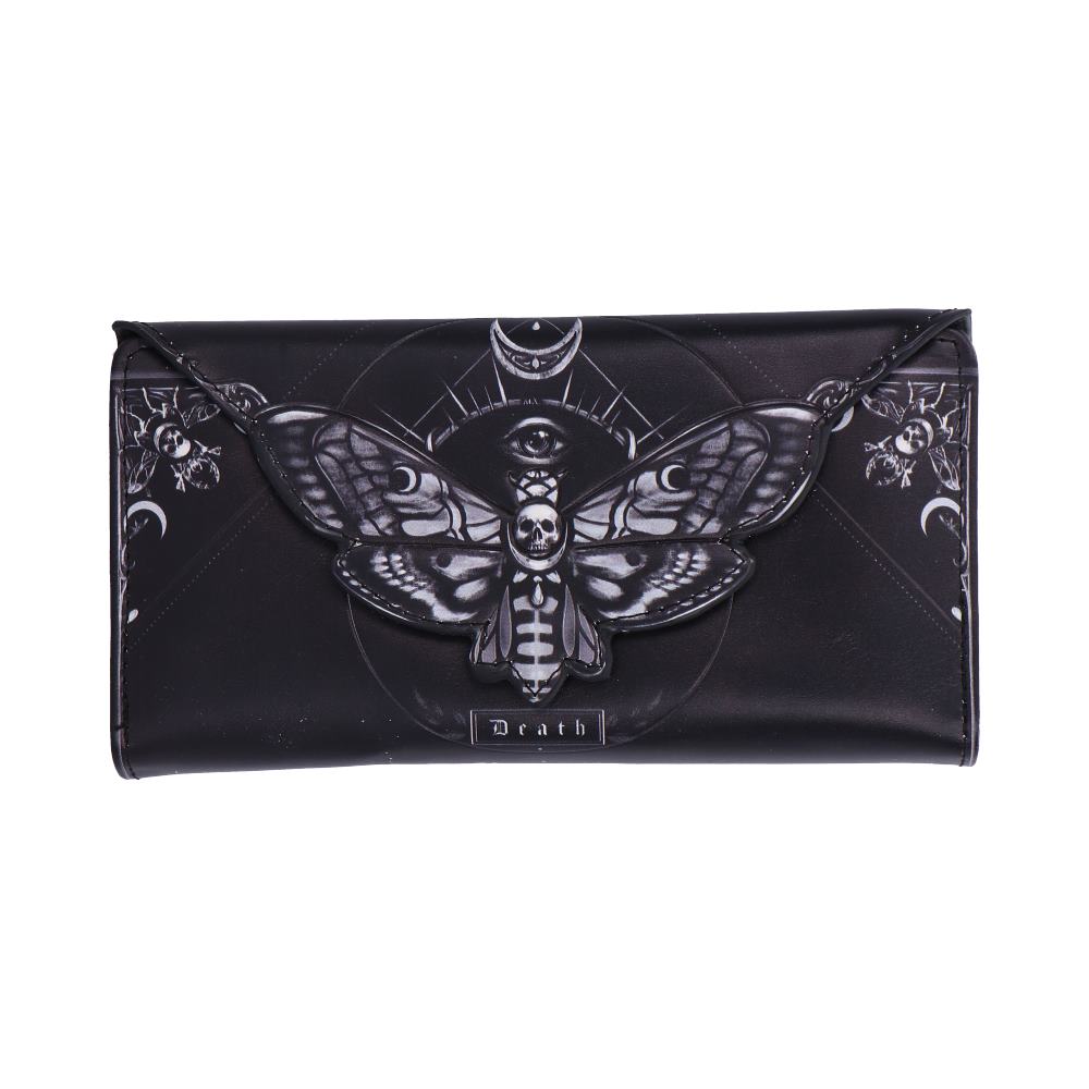 Death’s Head Moth Embossed Purse 9.5cm