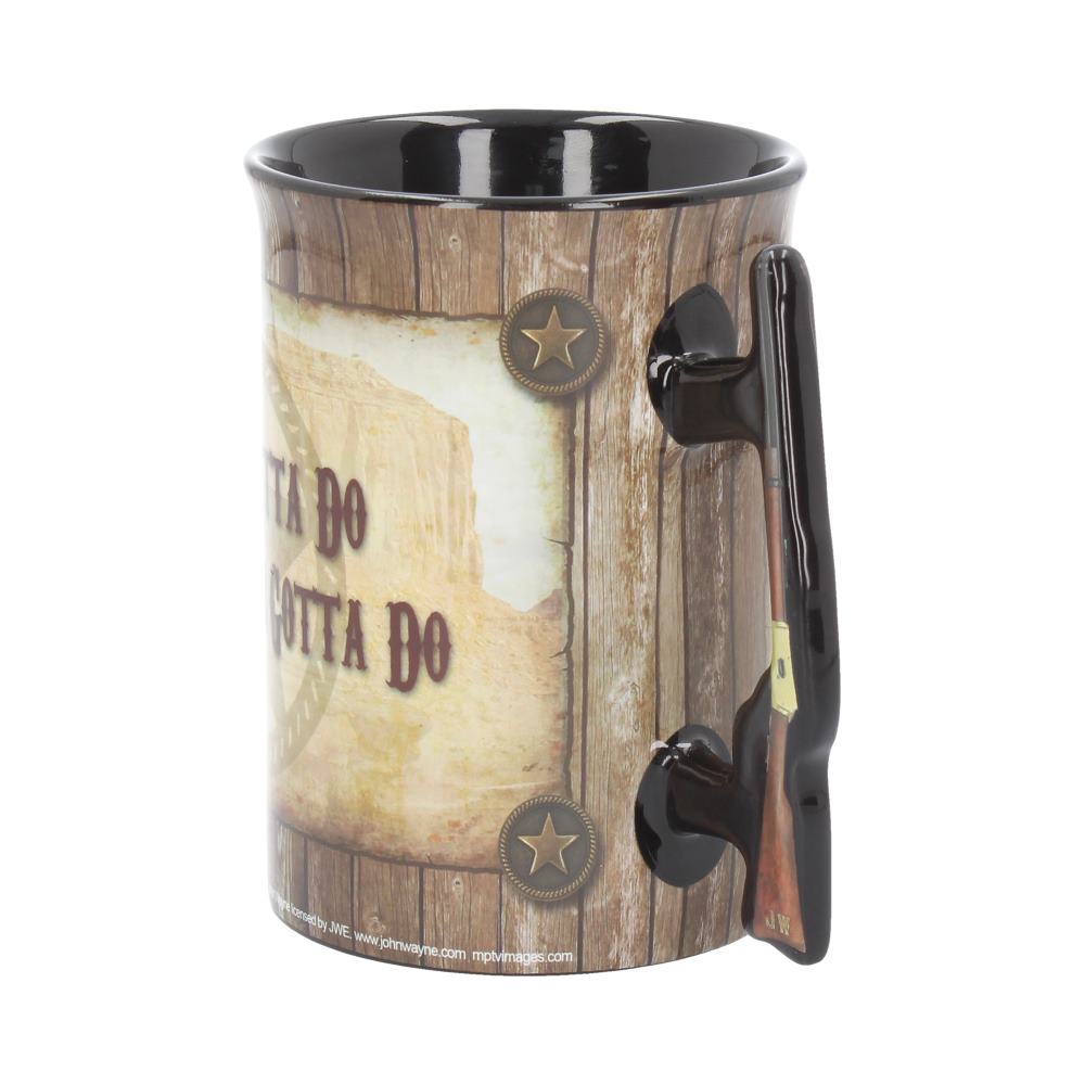 Mug - John Wayne - A Mans Gotta Do 16oz (12.5cm)
