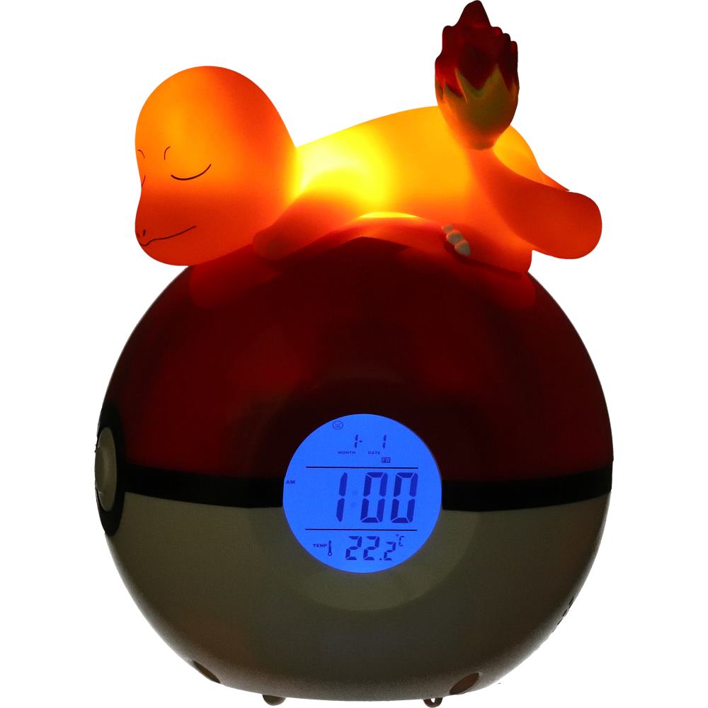 Pokémon Charmander Light-Up FM Alarm Clock