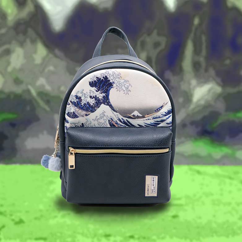 The Great Wave off Kanagawa Backpack 28cm