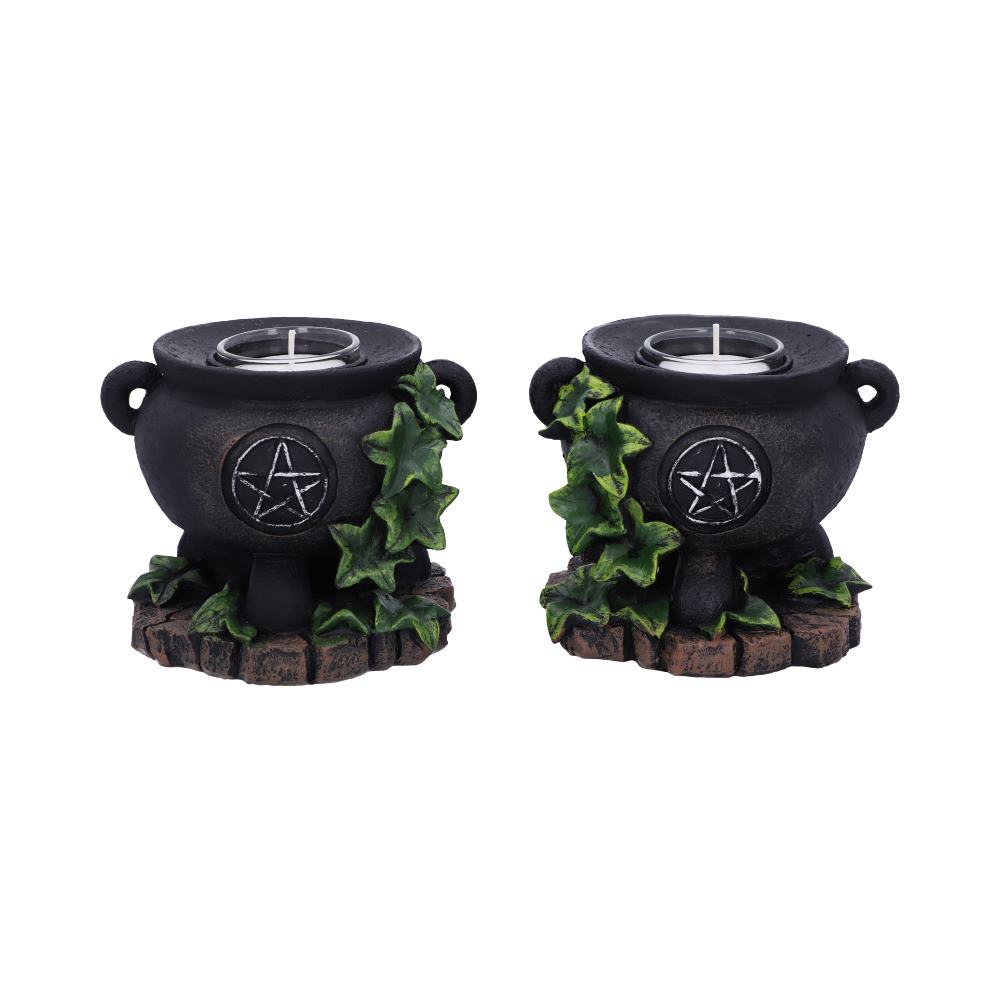 Ivy Cauldron Candle Holder 11cm (Set of 2)