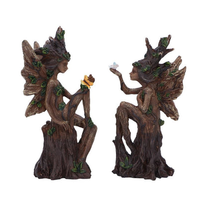 Woodland Beauty Tree Fairy Figurines (set of 2) 15.5cm